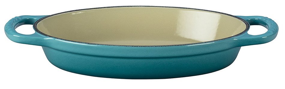 Le Creuset Enamel Cast Iron Signature Oval Baker, 2.25 quart, Cerise (Cherry Red) N8