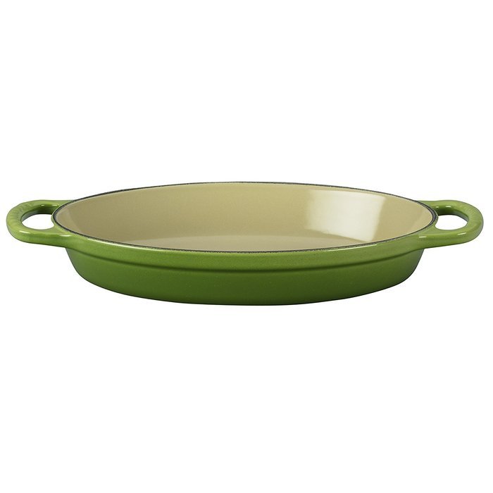 Le Creuset Enamel Cast Iron Signature Oval Baker, 2.25 quart, Cerise (Cherry Red) N14
