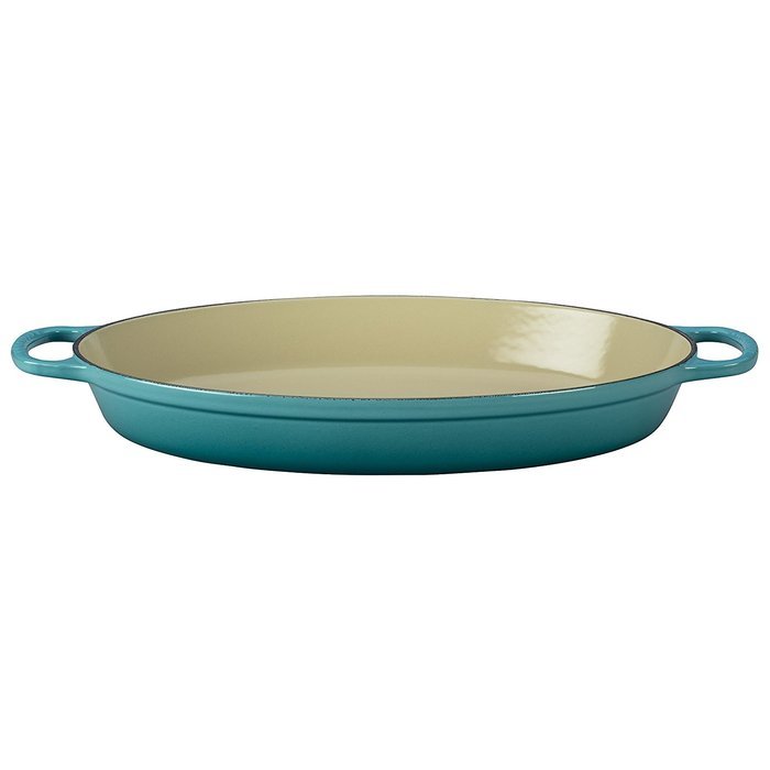 Le Creuset Enamel Cast Iron Signature Oval Baker, 2.25 quart, Cerise (Cherry Red) N18