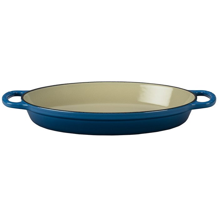 Le Creuset Enamel Cast Iron Signature Oval Baker, 2.25 quart, Cerise (Cherry Red) N21