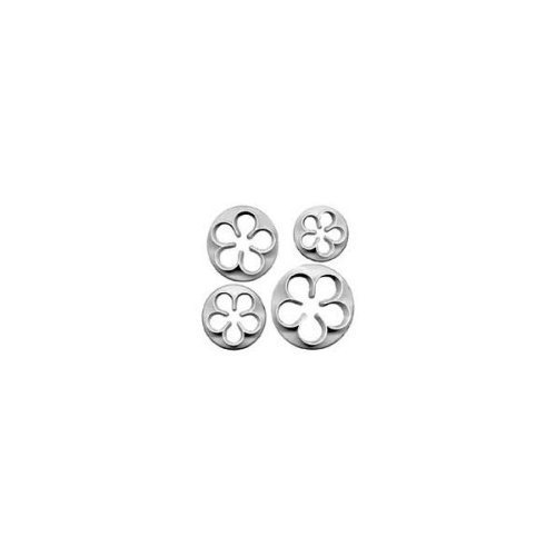 NY Cake 14834 Blossom Rose Petal Cutter, 2 X 2.5 X 3-Inches, Set of 3