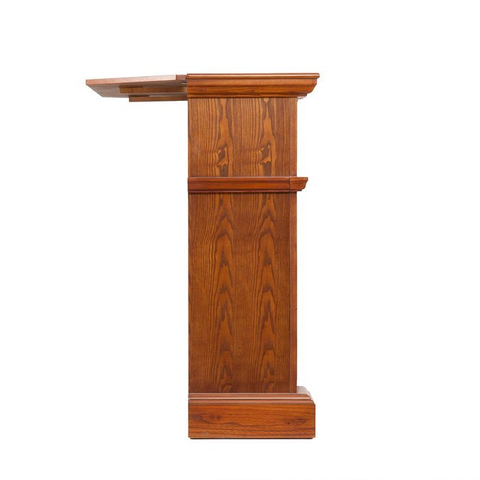 Wood and Slate Mission Oak Electric Fireplace N6