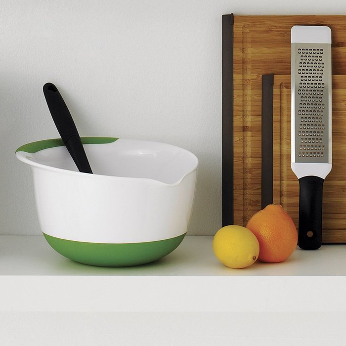 OXO Good Grips 3-Piece Mixing Bowl Set, Blue/Green/Yellow N11