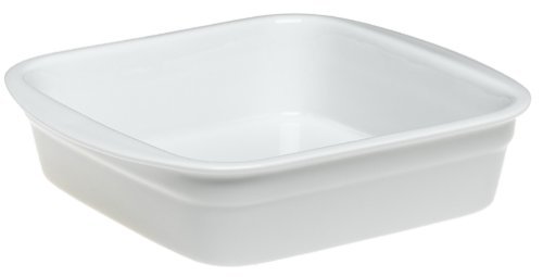 Pillivuyt Porcelain 9-1/2-Inch Square Heavy-Duty Lasagne Baker