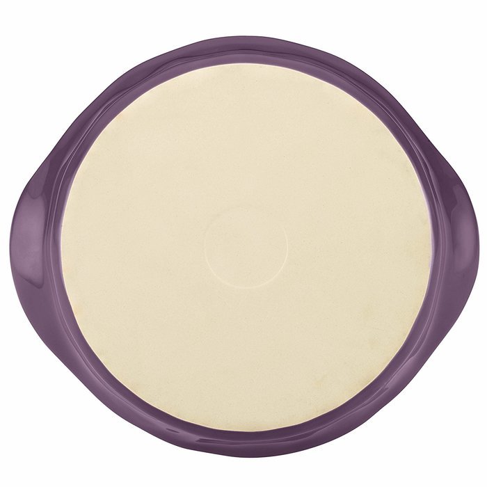Rachael Ray Cucina Stoneware 3-Piece Round Casserole & Lid Set, Agave Blue N15