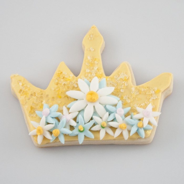 Princess Crown Cookie and Fondant Cutter - Ann Clark - 4.6 Inches - US Tin Plated Steel N3