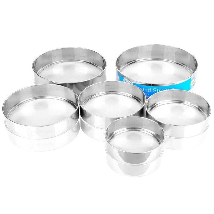 Gabkey Stainless Steel 40 Mesh Flour Sieve Sifting Strainer Cake Baking Kitchen 24cm N2