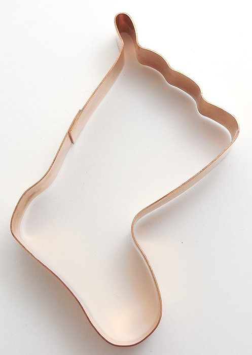 Cute Hanging Christmas Stocking Cookie Cutter