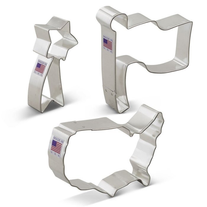 Ann Clark Independence Day Patriotic Cookie Cutter Set