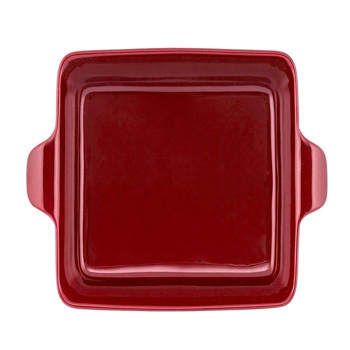 Anolon Vesta Stoneware 9-Inch Square Baker, Persimmon Orange N2