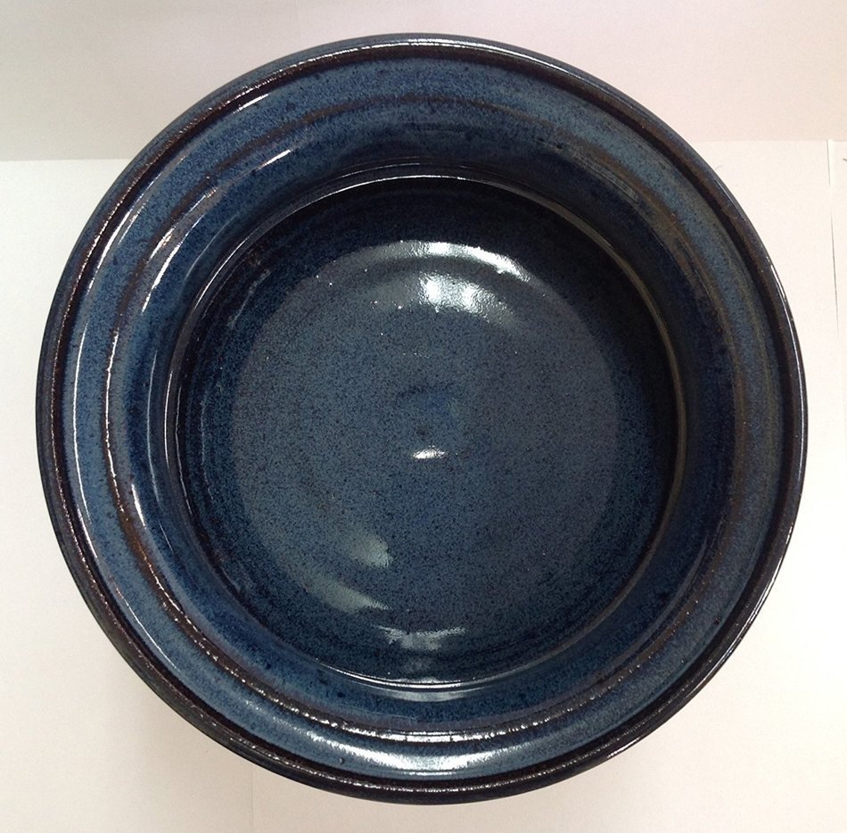 Handmade pottery brie baker with recipe. N2