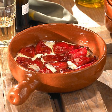 La Tienda Handled Terra Cotta Cazuela Dish (9 inches wide, 2 inches deep)