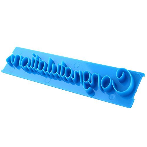 Generic 6PCS Cookie Fondant Cutter Decorating Cake Mold Happy Birthday Letter Sugarcraft Mould N6