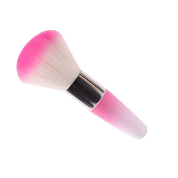 Make Up Brush,Mikey Store Legal Brush Remove Dust Powder For Acrylic Nails Nail And Nail Art Dust Clean (Pink)