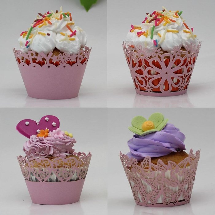 Sophiebella 60-count Green-Cupcake-Wrappers Decorating Supplies for Paper-Baking-Cups for Wedding Holiday - 5... N13