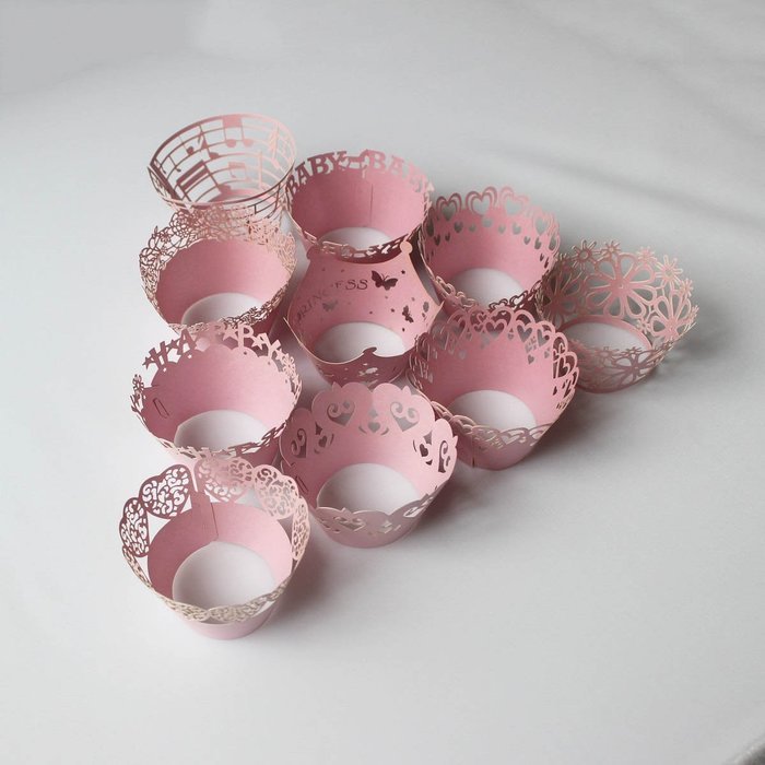 Sophiebella 60-count Green-Cupcake-Wrappers Decorating Supplies for Paper-Baking-Cups for Wedding Holiday - 5... N16