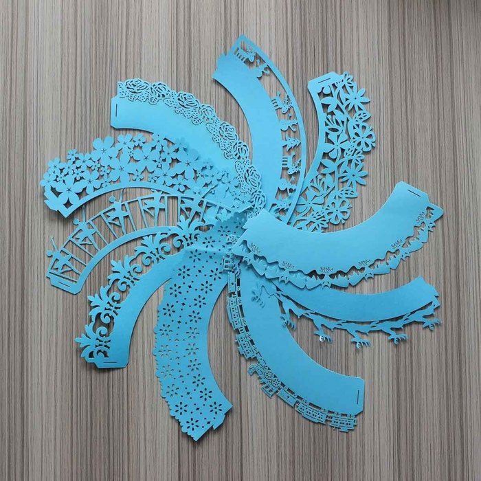 Sophiebella 60-count Green-Cupcake-Wrappers Decorating Supplies for Paper-Baking-Cups for Wedding Holiday - 5... N40