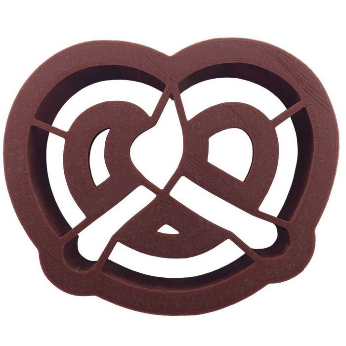 Cookiecuttercom Pretzel Plastic Cookie Cutter 3 In