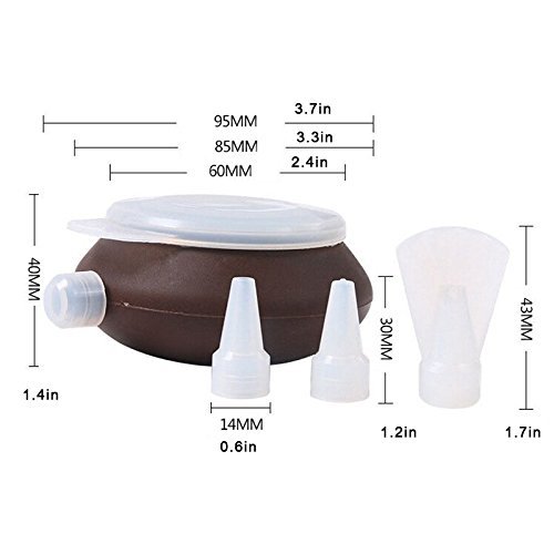 Durable Macaron Silicone Cake Mold Kit with 3 Nozzles Set for Pen Icing Piping Cream Muffin Desset Decorator Cake... N2
