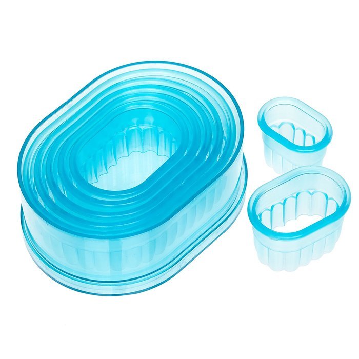Ateco 5707 7-Piece Fluted Cutter Set, Round N3