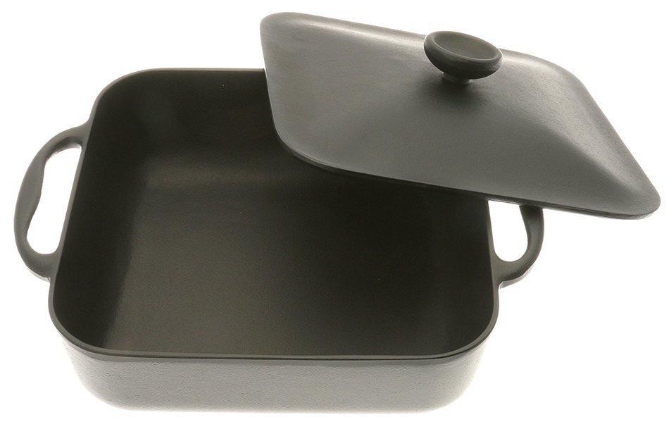 Iwachu Square Iron Sukiyaki Multi-Pan Set, Black N2