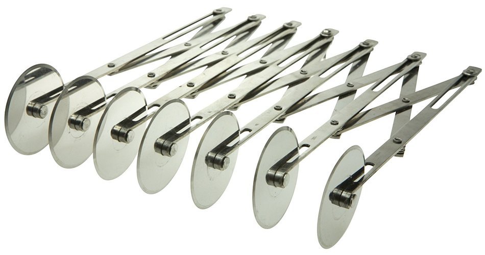Fox Run Brands 7 Wheel Pastry Pasta Cutter, Adjustable