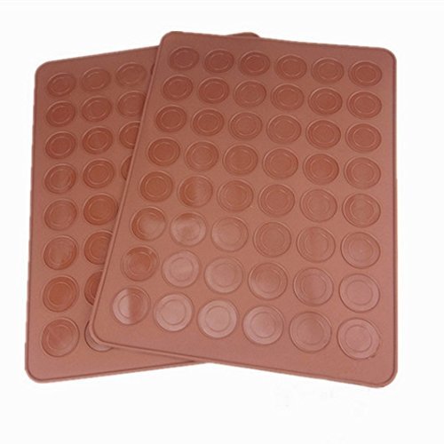 Silicone Macaron Baking Sheet Mat Set Ks46 (Decorating Pen) N5