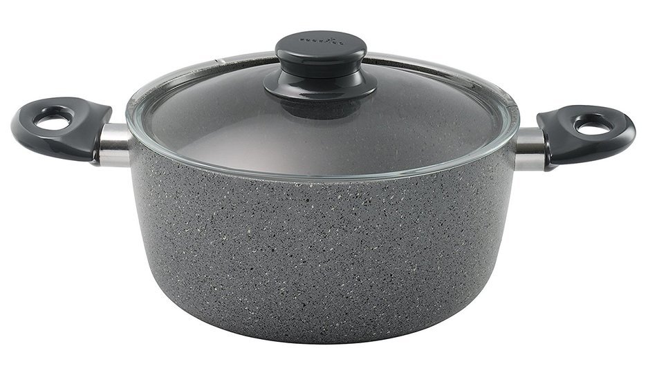 Essenso Neogranite Stone Austin Casserole, Dishwasher Safe, Nonstick Italian Stone Coating, 4.5 Quart