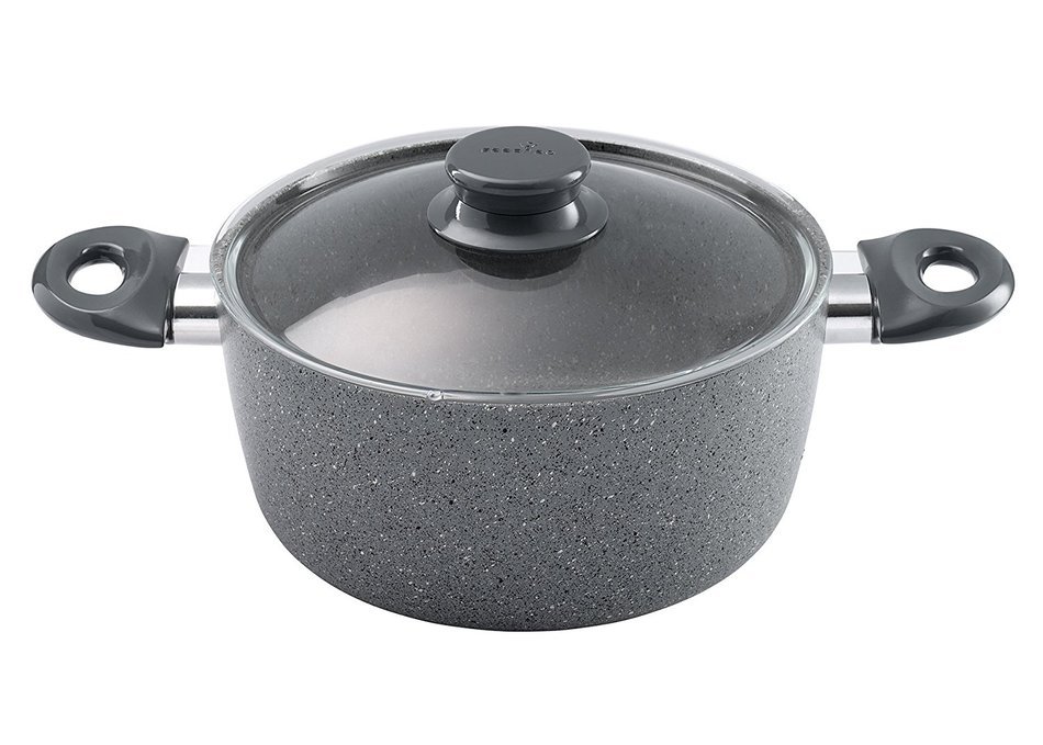 Essenso Neogranite Stone Austin Casserole, Dishwasher Safe, Nonstick Italian Stone Coating, 4.5 Quart N3