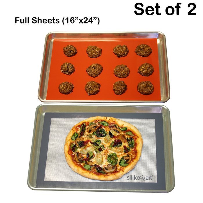 Simple Ecology Professional Baking Mat Set of 2 - Half Sheet (fits 12"x16" pan) N2