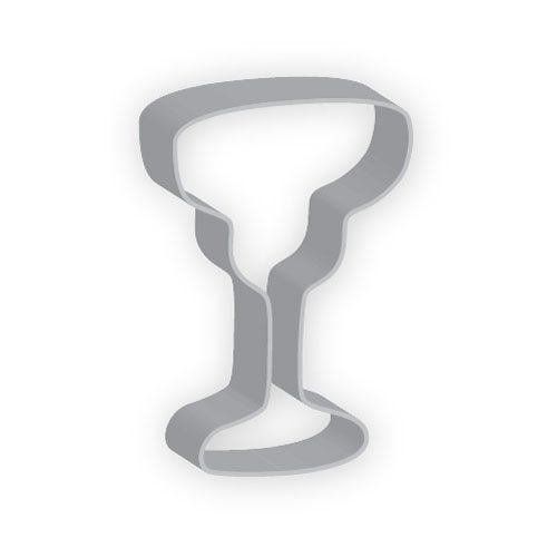 The American Cookie Cutter by Flavortools Margarita Glass Cookie Cutter, 3-Inch, Set of 12