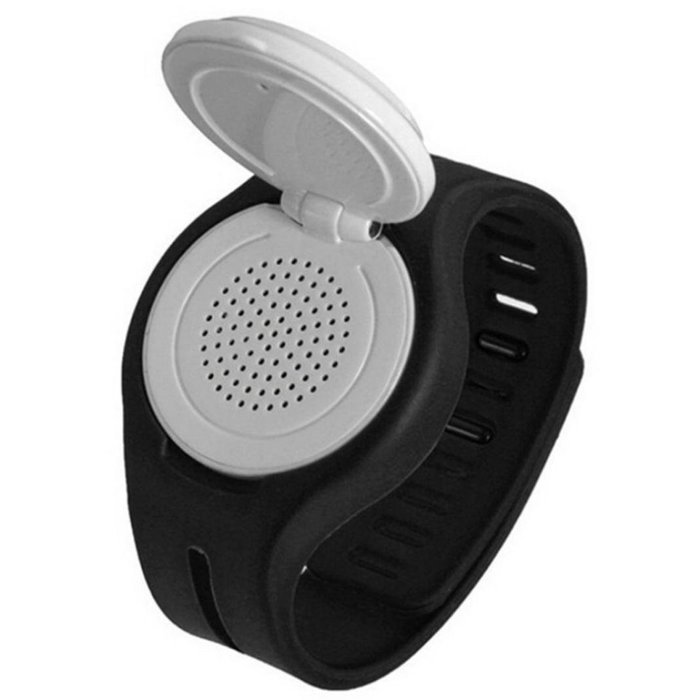 Muangan Mini Wireless Bluetooth Stereo FM Watch Speaker (BLACK)