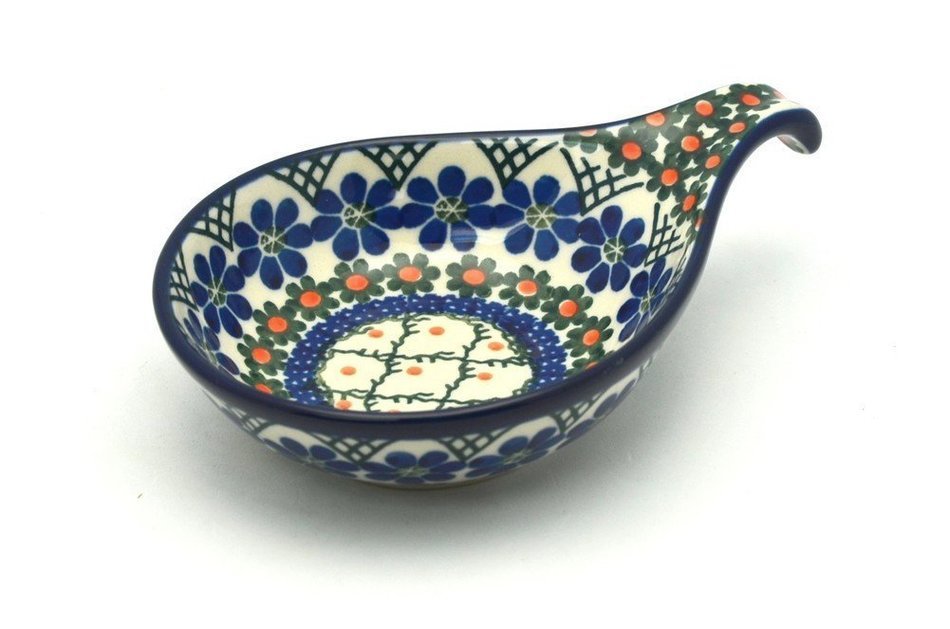 Polish Pottery Spoon/Ladle Rest - Primrose