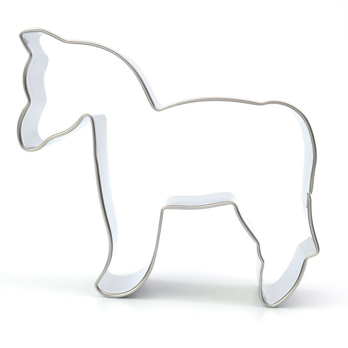 GXHUANG Stainless Steel Cookie Cutters , for Anniversary Birthday Wedding Party (Pony)