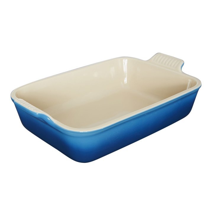 Le Creuset Heritage Stoneware 10-1/2-by-7-Inch Rectangular Dish, Marseille