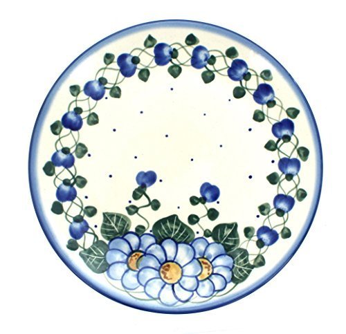 Polish Pottery Primrose Dessert Plate