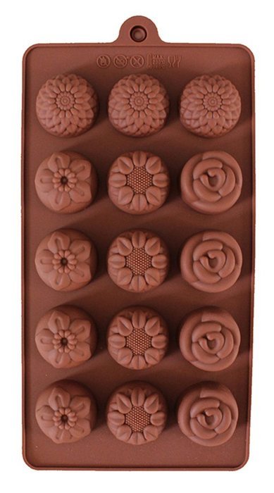 Hestio Flowers Shaped Silicone DIY Cholocate Baking Mould