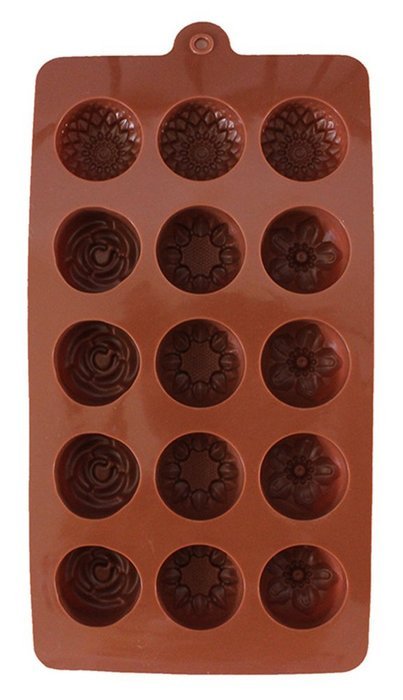 Hestio Flowers Shaped Silicone DIY Cholocate Baking Mould N2
