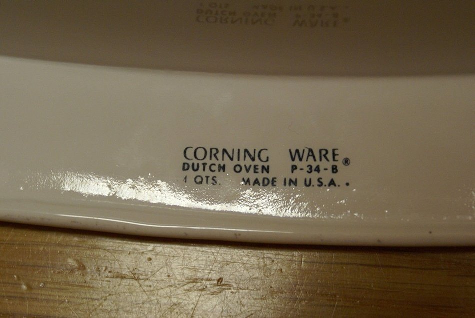 Corning Ware Floral Bouquet Dutch Oven Casserole Baking Dish P-34-b N7