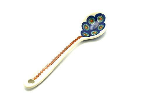 Polish Pottery Spoon - Small - Peacock
