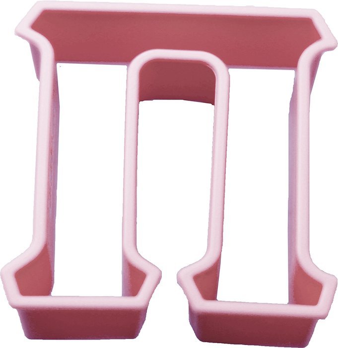 Live Greek - Greek cookie cutter - Pi (3 x 2.75 Inches)