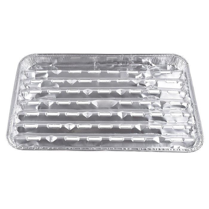 Kmise Large Disposable Aluminum Foil Barbecue Grill Plate for Home Picnic and BBQ 4 Pcs N4