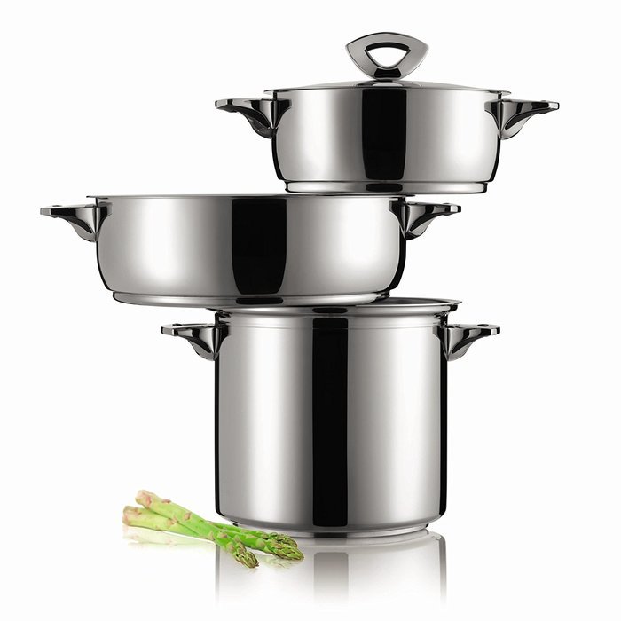 Kuhn Rikon Durotherm Swiss-Made Cookware, Casserole with Lid, 7-Inch - 2QT N3