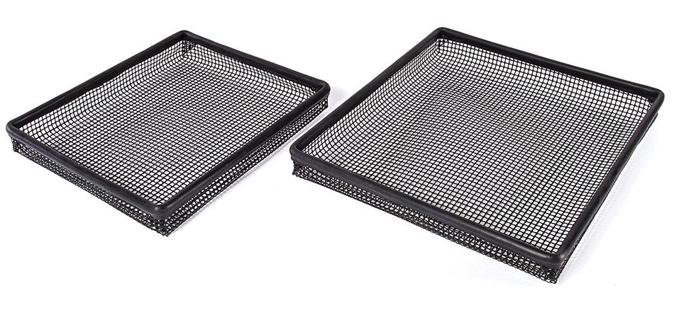 Oven Crisper Trays &ndash; Set of 2 Non-stick Mesh Crisper Trays &ndash; Perfectly Crisp Fries, Chicken Tenders, Tater Tots...