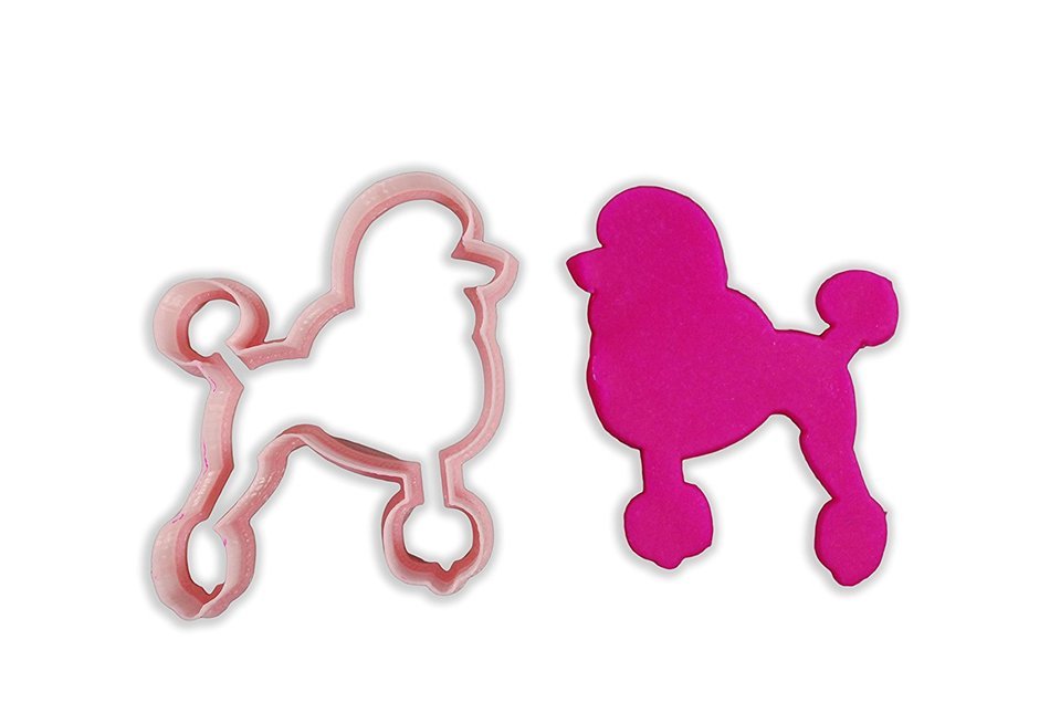 Poodle Dog Breed Cookie Cutter - LARGE - 4 Inches