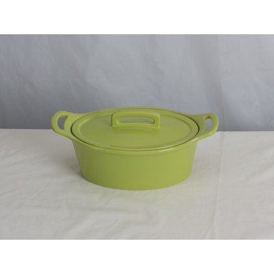 Oval Casserole Size: Small, Color: Citron