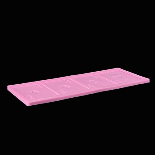 Silicone Alphabet Poker Shape Trays Chocolate Mold Cake Fondant Decorating Tools N5