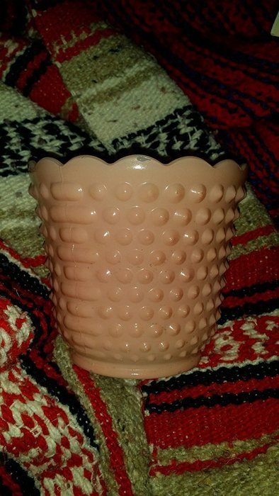 Vintage Pink Oven Ware 4 Inches Tall 3 Inches Wide