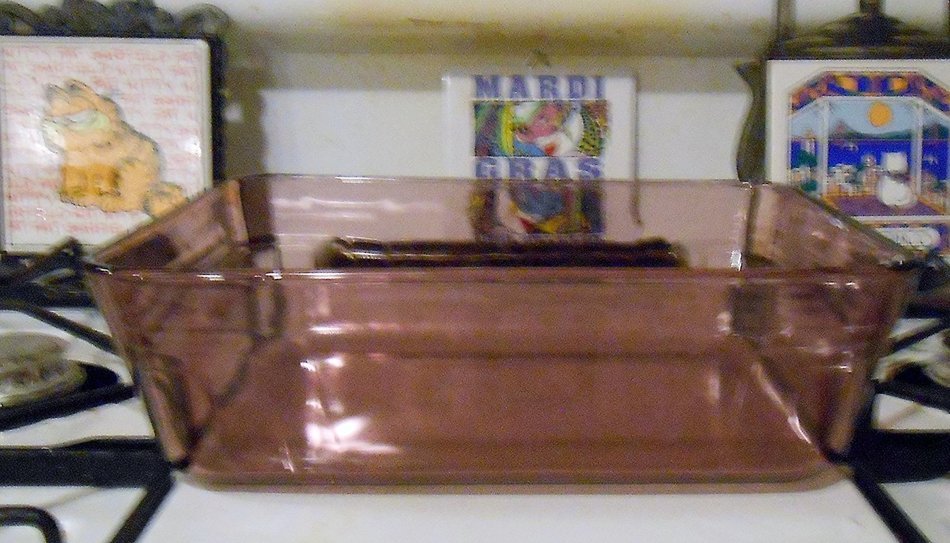 Pyrex Amber Rectangular Baker - 2.6 qt/L