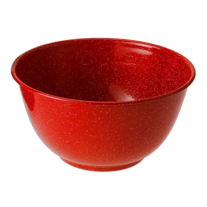 GSI Outdoors Red Graniteware 10 3/4 Inch Mixing Bowl